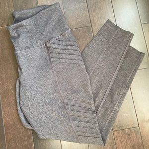Charcoal Moto Leggings by Old Navy Active